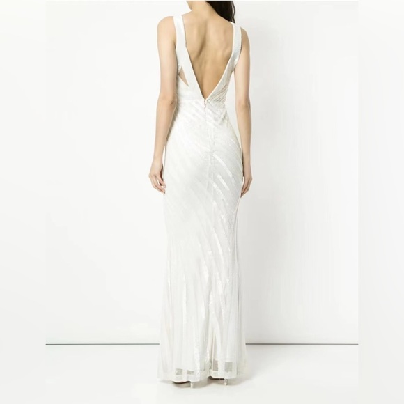 US 12 Rachel Gilbert Milla Gown NWOT - Picture 3 of 14